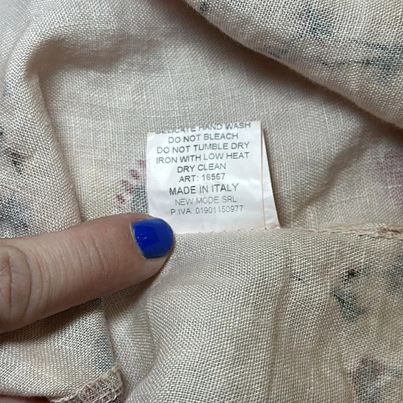 Bellambra 100% Linen Made In Italy Halter Dress Size Medium - Picture 5 of 8